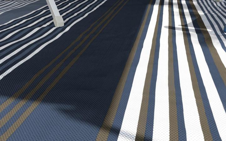 Actual product image Brunner Tent carpet Kinetic 400 grey, 7 x 2.5 m