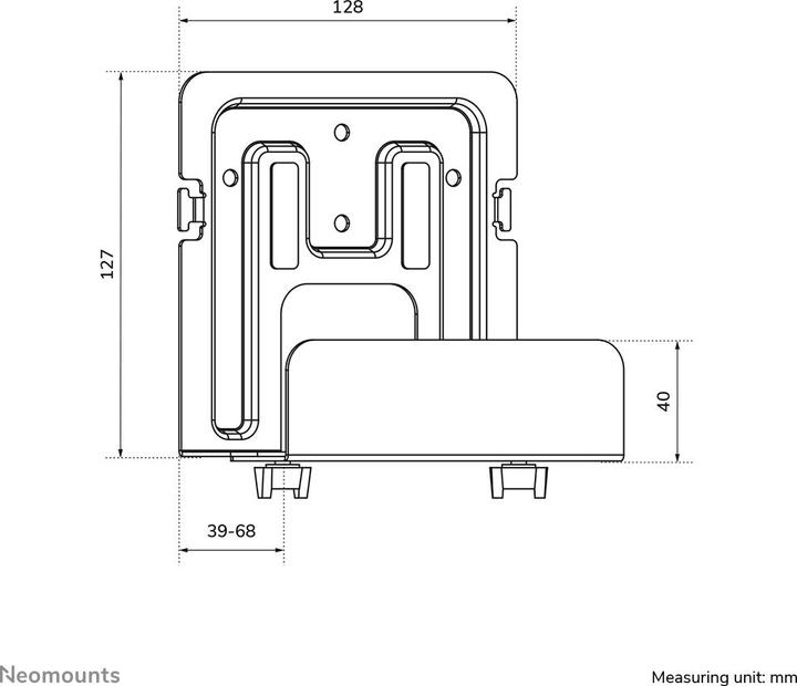 Actual product image Neomounts AWL-450BL