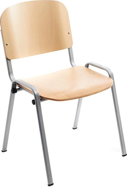 Rocada 4 bezoekersstoelen 974VE beukenhout
