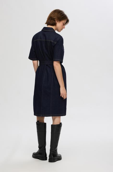Image du produit Selected Femme Robe en jean à manches courtes (38)