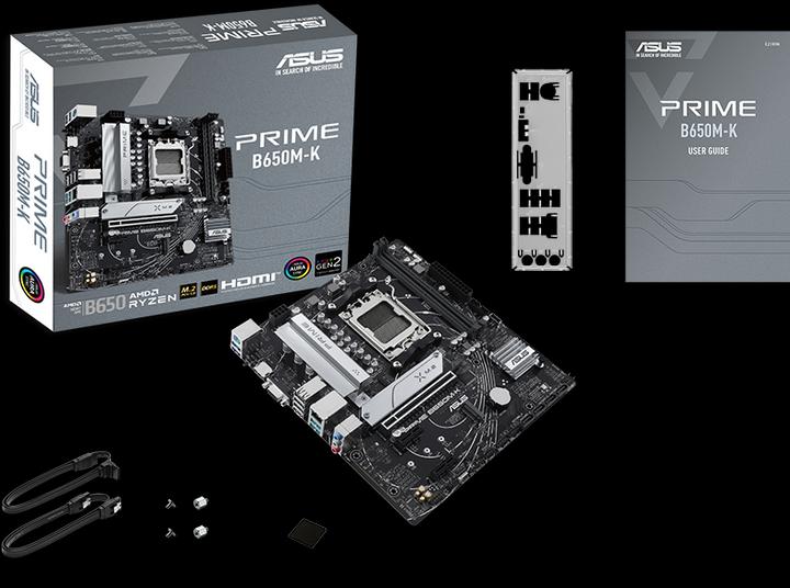 Produktbild ASUS Prime B650M-K (AM5, AMD B650, mATX)