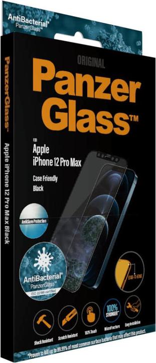 Actual product image PanzerGlass Case Friendly Black AB (1 Piece, Apple iPhone 12 Pro Max)