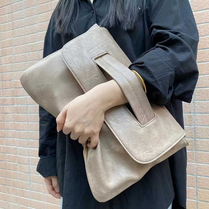 Only-Bags.Store Mode grosse Kapazität Clutch, PU-Leder-Kartenetui, Casual Aktentasche & Umschlag Geldbörse