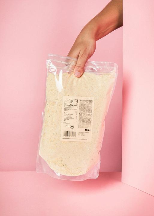 Produktbild KoRo Bio Trockenmischung aus Kichererbsen-Schrot zur Zubereitung veganer Falafel (1000 g)