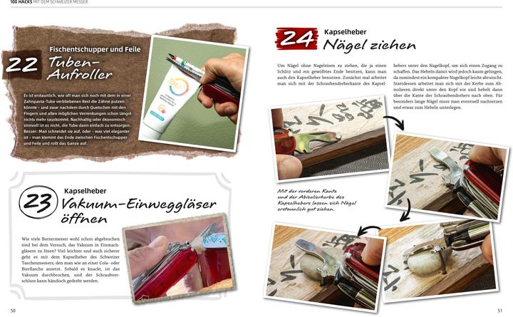 Produktbild 100 Hacks mit dem Schweizer Messer (Deutsch, Oliver, Lang, 2024)