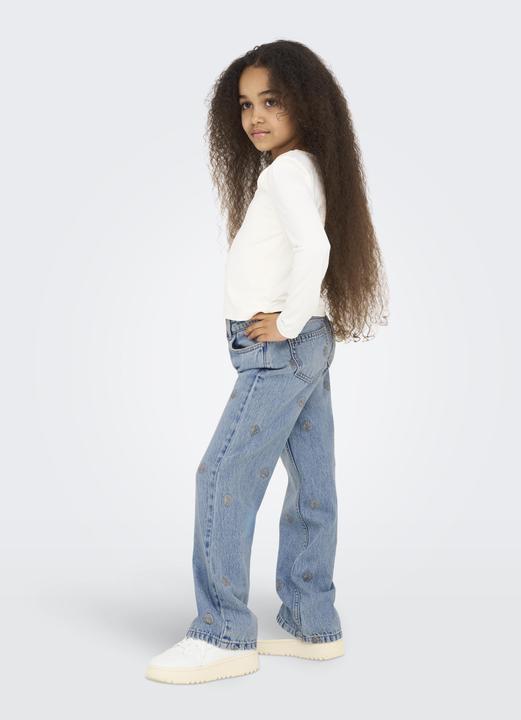 Produktbild Only KOGJUICY Hohe Taille Weiter Beinschnitt Jeans Jeans mit weitem Bein (140)