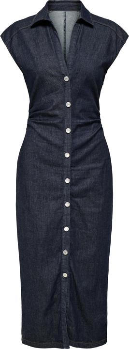 Only Onlbabe Capsleeve Midi Dress Dnm Rinse