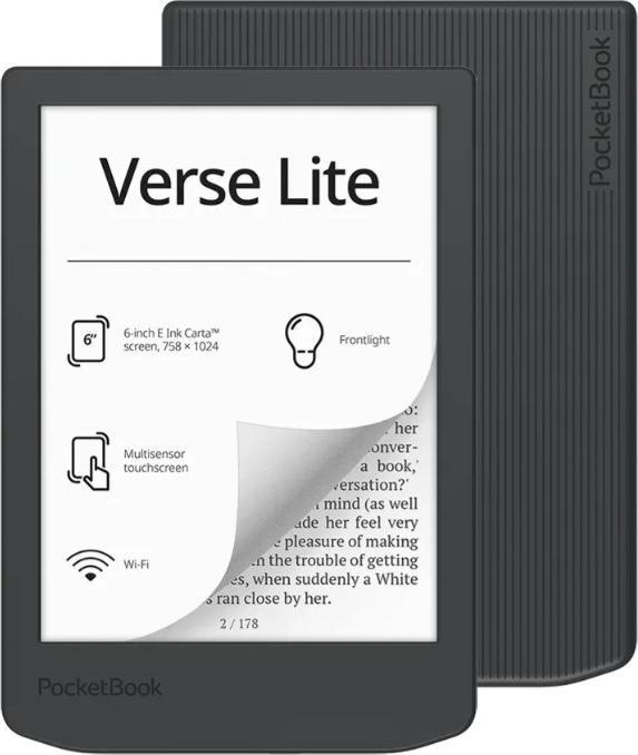 Image du produit PocketBook Verse Lite (5.98", 8 Go, Midnight Grey)
