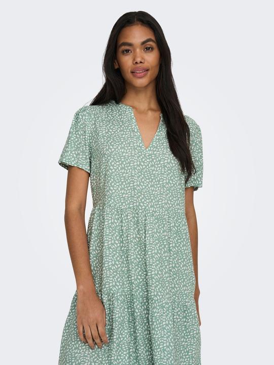 Produktbild Only V-Ausschnitt Kleid mit kurzen Ärmeln (L)