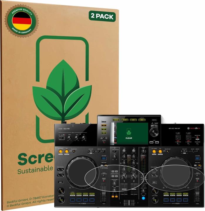 Produktbild ScreenLeaf Schutzfolie nachhaltiger Displayschutz Display Schutz Folie Klar Transparent