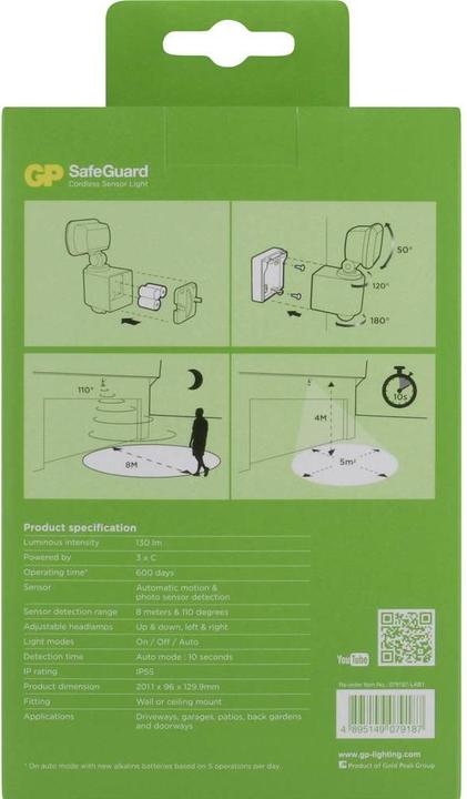 Produktbild GP Batteries Safeguard RF3.1 (130 lm, IP55)