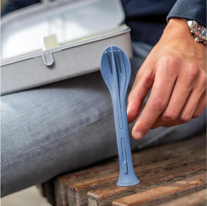 Produktbild Koziol Besteck-Set to go Klikk Pocket 3-teilig (3 Stück, Besteck Set)