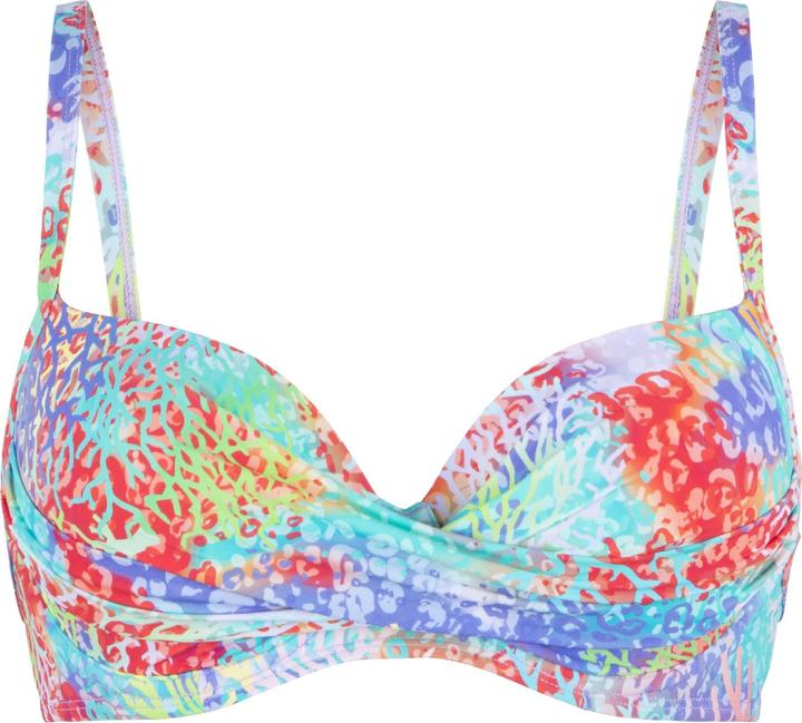 Coral leopard print