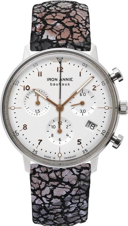 Iron Annie 5089-1 Bauhaus ladies' chronograph 36 mm (Chronograph, 36 mm)