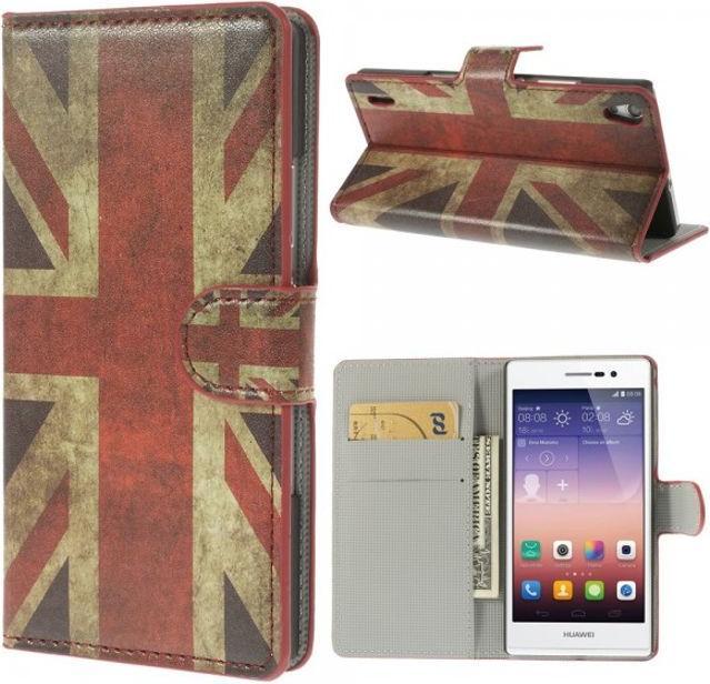 Image du produit MU Style Couverture en cuir avec motif (Huawei Ascend P7)