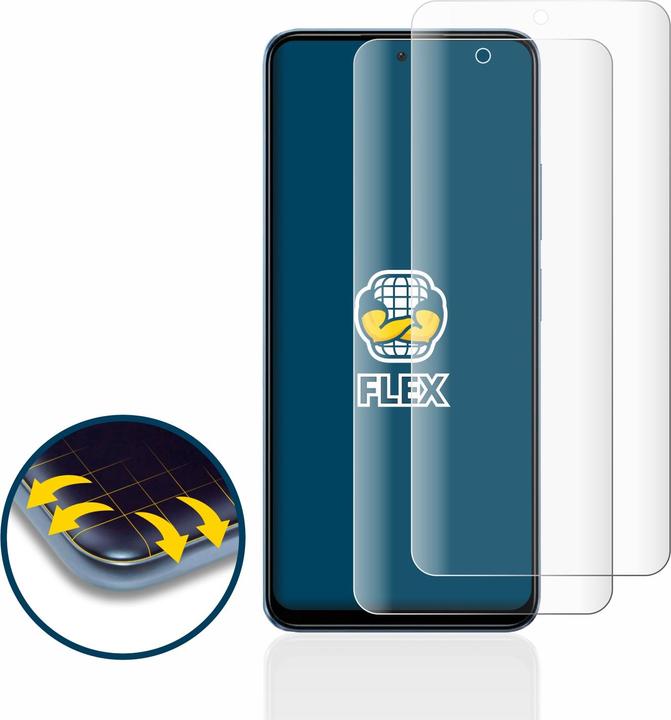 Produktbild BROTECT Full-Cover Displayschutz (2 Stück, Xiaomi Redmi Note 12)