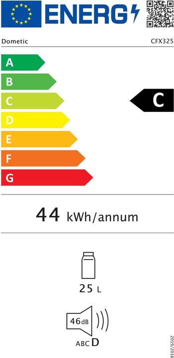 Energie-Label Dometic CFX3 25 EU Version (25 l)