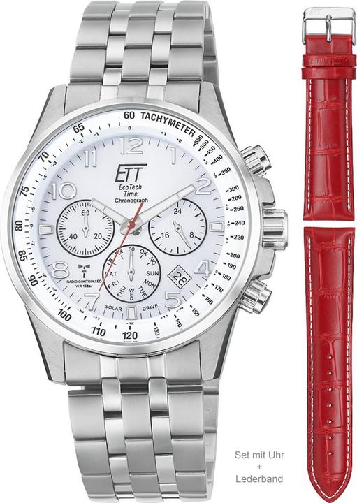 ETT EGS-11612-42MS (Chronograph, Analoguhr, Funkuhr, 43 mm)