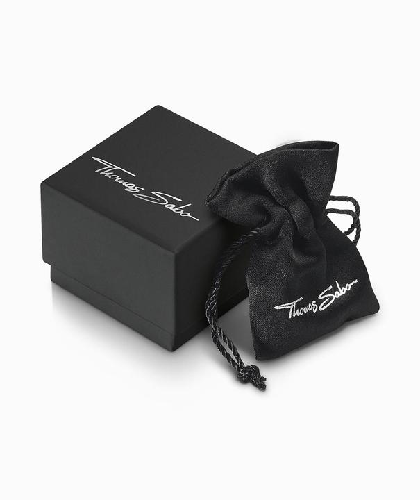 Actual product image Thomas Sabo Earrings with pink zirconia heart silver (925 silver)