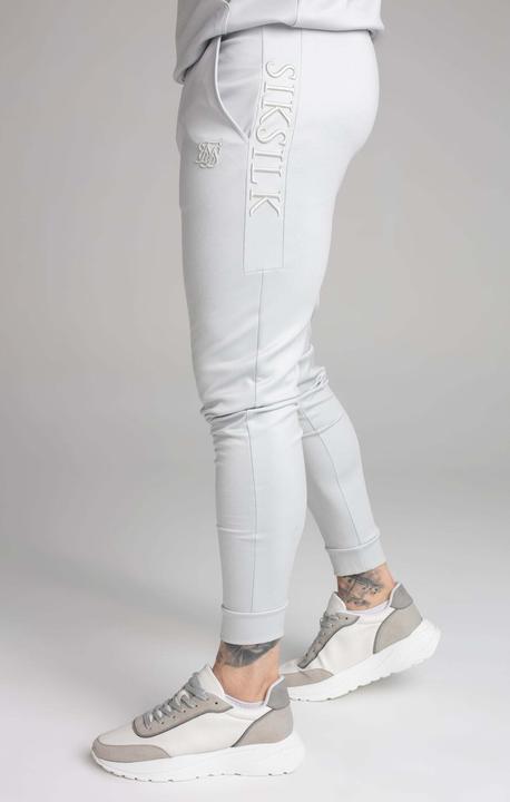 Immagine prodotto Siksilk Pantalone grigio con pannello ricamato e polsino (XXL)