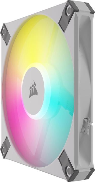 Produktbild Corsair iCUE AF120 RGB Slim 2er wh 120mm CO-9050165-WW (120 mm, 2 x)