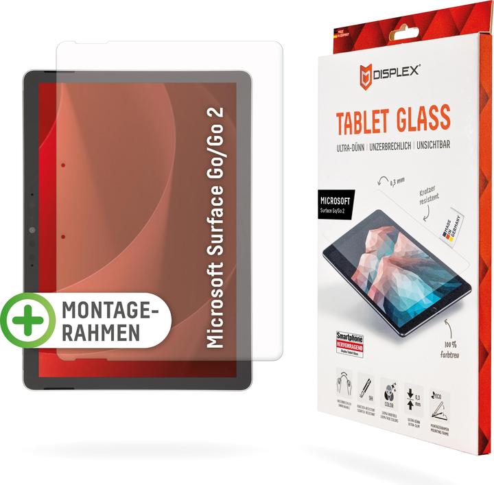 Produktbild Displex Tablet Glass, Tablet Schutzglas (1 Stück, Microsoft Surface Go, Microsoft Surface Go 2, Microsoft Surface Go 3)