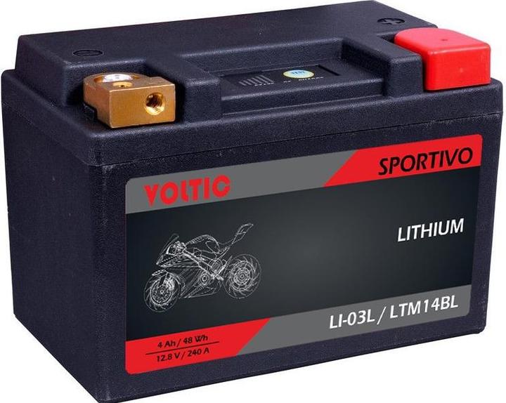 Actual product image Voltic Sportivo Lithium YB9L-B Motorbike battery LI-03L (DIN 50915)
