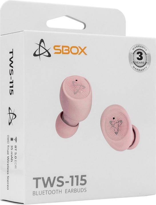Produktbild Sbox EB-TWS115 Pink (5 h, Kabellos)