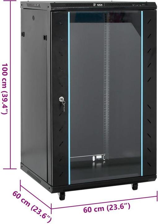 Actual product image VidaXL Dulce (18 RU, 19 inch rack)
