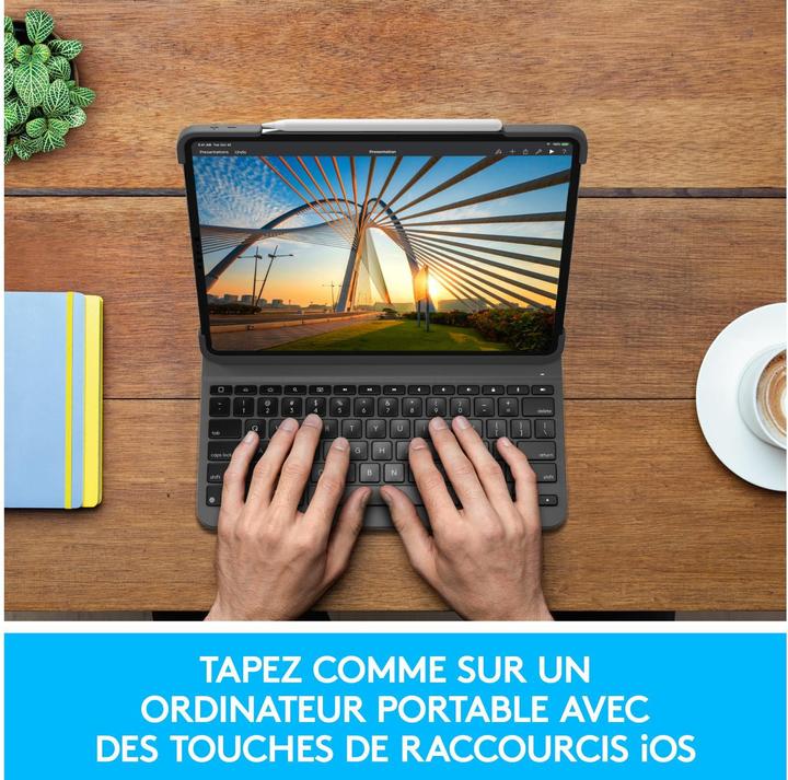 Actual product image Logitech Slim Folio Pro (CH, iPad Pro 12.9 2018 (3. Gen), iPad Pro 12.9 2020 (4. Gen))