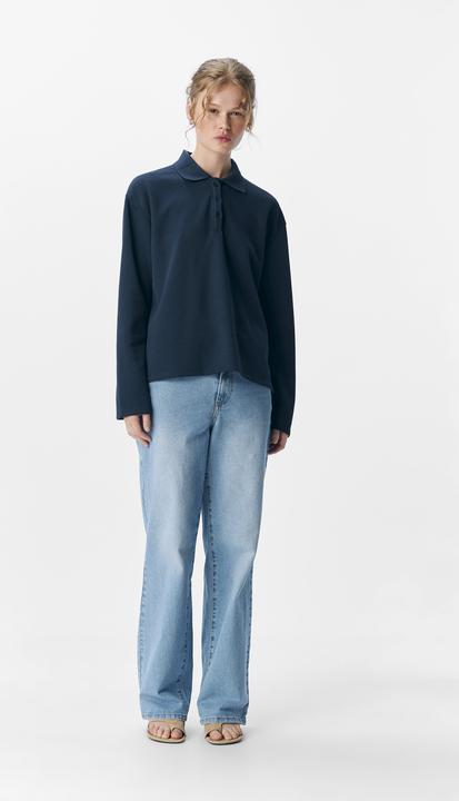 Actual product image Object Gestreiftes Langarm-Poloshirt (XS)