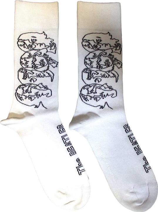 The Beatles Album Faces Outlines Socken (40.5 - 45.5)