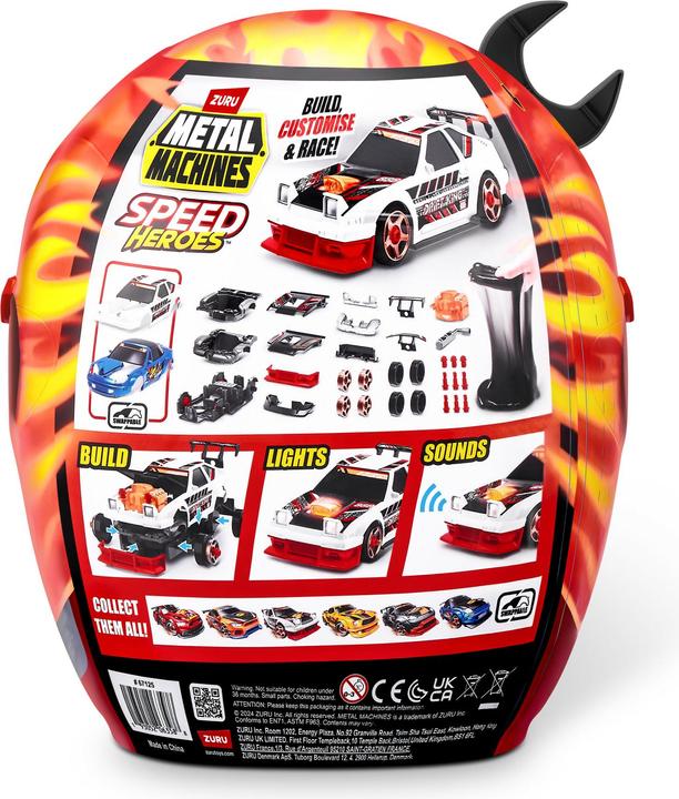 Produktbild Zuru Metall Maschinen Helm Spielset Mit 2 Autos