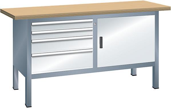 Image du produit Lista Établi compact, profondeur 700 mm (150 cm, 70 cm)