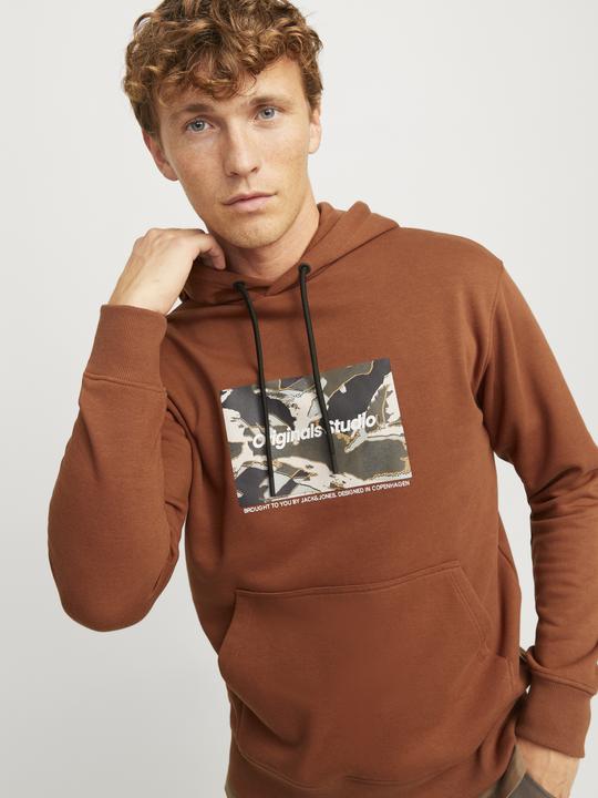 Actual product image Jack & Jones Jorvesterbro Newton Boxfront Sweat Bf Ln (S)