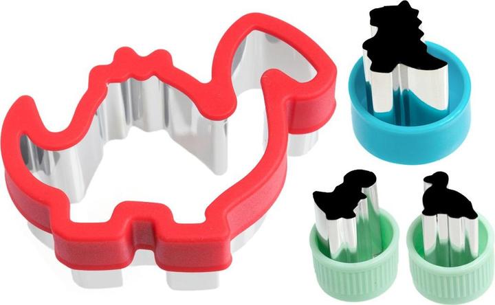 Lekkabox Cookie cutter set, dinosaurs