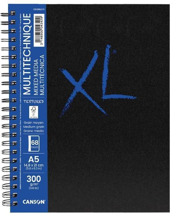 Actual product image Canson Sketchbook XL Book Mixed Media (A5, Special ruling, Hardcover)
