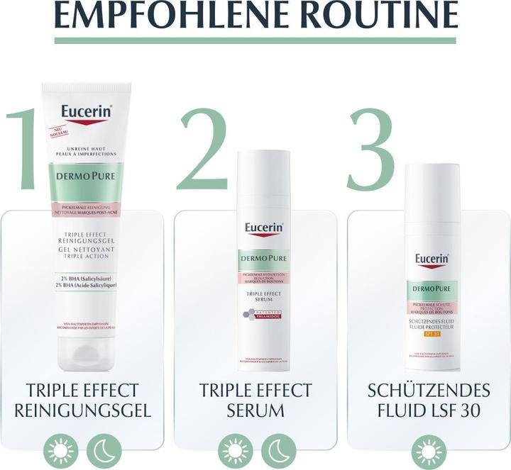 Actual product image Eucerin DermoPure Triple Effect Cleansing Gel (Gel, 150 ml)