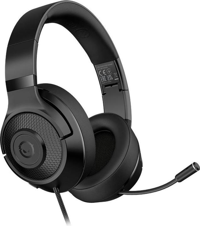 Actual product image Lorgar Noah 101, gaming headset, 3.5mm minijack, black (Cable)