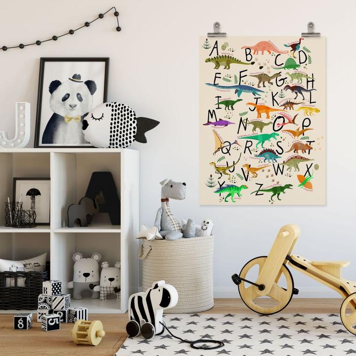 Image du produit Trenddeko Alphabet des dinosaures (24 x 30 cm)