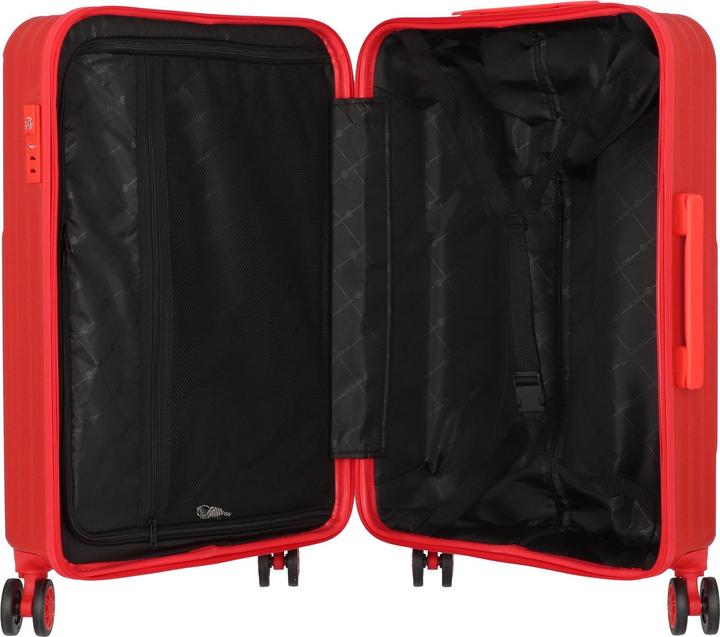 Immagine prodotto Check.In Set di valigie a 4 ruote Liverpool 3 pezzi. (185 l, XL (da 115l))
