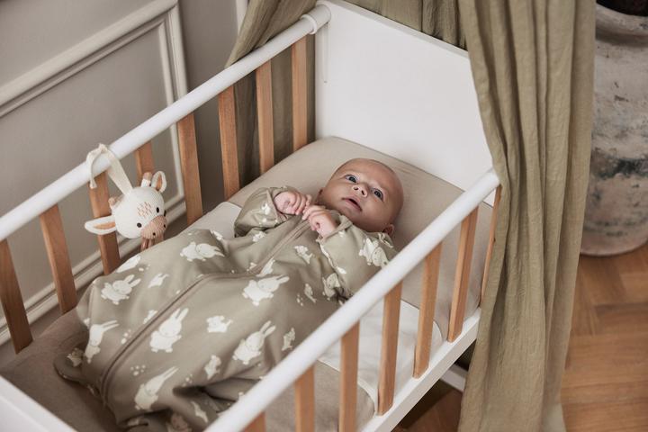 Produktbild Jollein Baby Schlafsack mit Abnehmbaren Ärmel 90cm Miffy Snuffy - Olive Green (90 cm, 3.5 TOG, Winter)