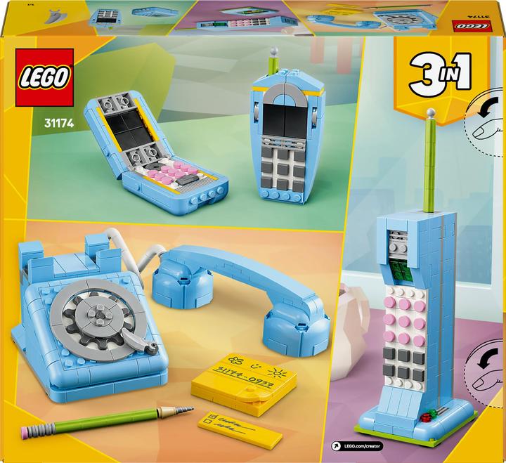 Produktbild LEGO Retro-Telefon (31174, LEGO Creator 3-in-1)