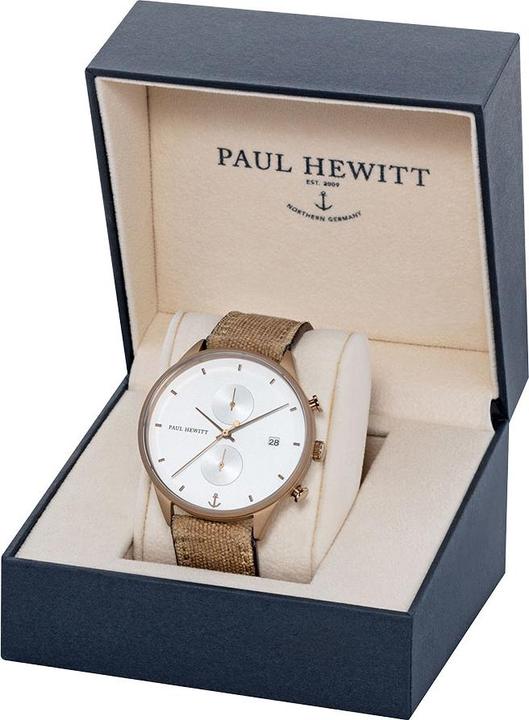 Productafbeelding Paul Hewitt Lijn Wit Zand (Chronograaf, 42 mm)
