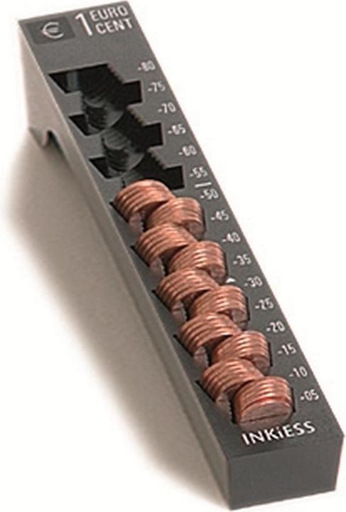 Actual product image Inkiess Single coin holder Rekord 1 euro cent black