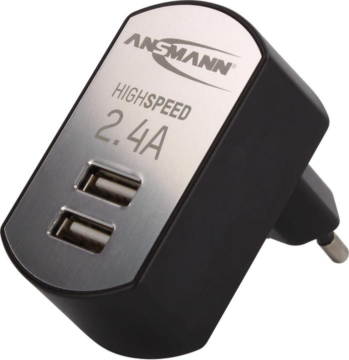 Ansmann High Speed USB Charger 2.4A 2xUSB Port