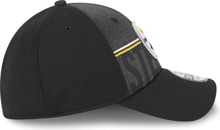 Actual product image New Era 39Thirty Cap - NFL TRAINING 2023 Pittsburgh Steelers (L)