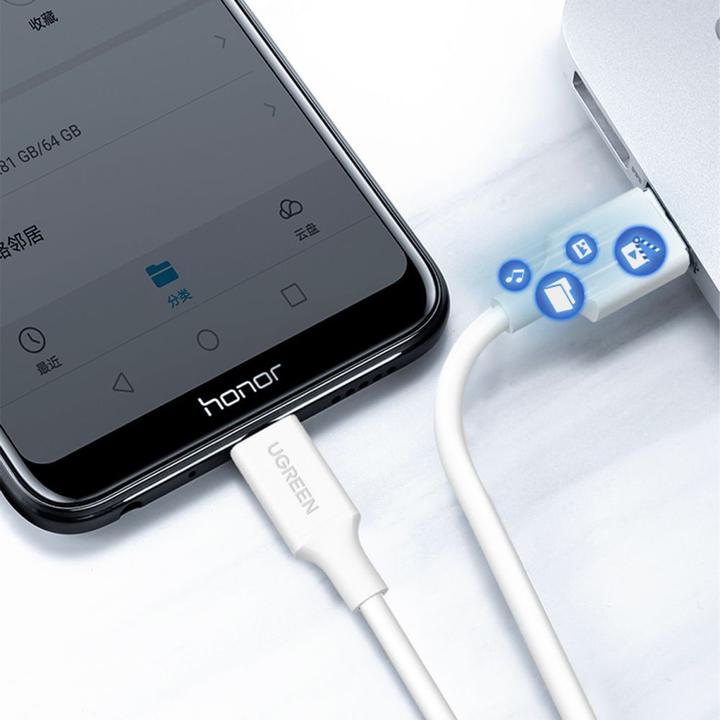 Actual product image Ugreen MicroUSB charging and USB (1 m, USB 2.0)