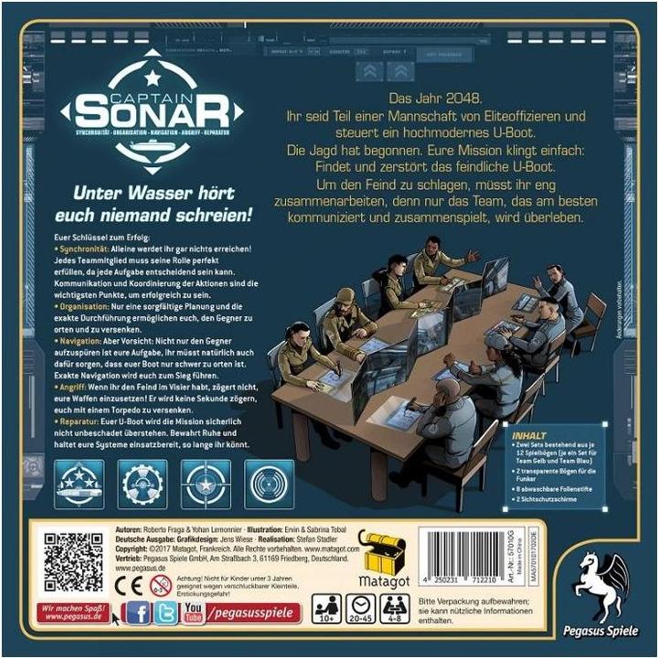 Produktbild Pegasus Captain Sonar (Deutsch)