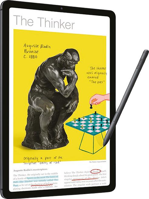 Actual product image Samsung Galaxy Tab S6 Lite 2022 (WLAN only, 10.40", 64 GB, Oxford Gray)